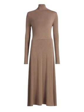 Vince Long Sleeve Jersey Midi Dress